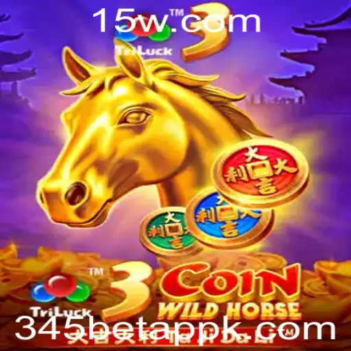 Descubra o Universo de 3CoinWildHorse no 345bet App